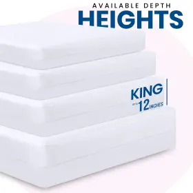 840143563068 UTOPIA BEDDING Waterproof Zippered Mattress #2