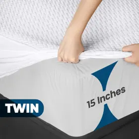 UB04316US UTOPIA BEDDING Waterproof Mattress Protector Twin #2