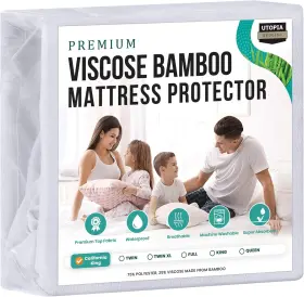 UB3212 UTOPIA BEDDING Waterproof Mattress Protector King