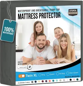 UB3213 UTOPIA BEDDING Waterproof Mattress Protector Twin