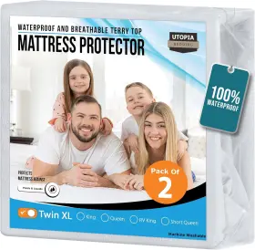 UBTERY2PRNT UTOPIA BEDDING Waterproof Mattress Protector Twin