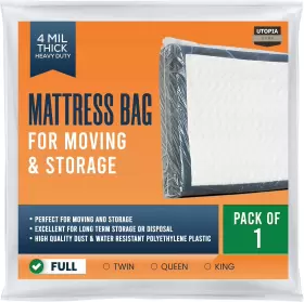 UH1008 UTOPIA HOME Mattress Bag Moving Pack Mil