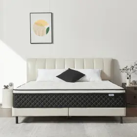B0GJDTDLJK VAELUNA Queen Mattress Box Memory Foam