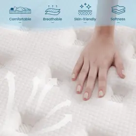729767960357 VANTTO Queen Mattress Hybrid Memory Foam Box Spr #2