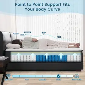 729767962146 VANTTO Queen Mattresses Memory Foam Hybrid #3