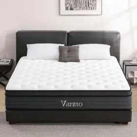 729767962146 VANTTO Queen Mattresses Memory Foam Hybrid