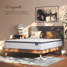 689738276156 VESGANTTI Twin Mattress Hybrid Box Single Bed #3