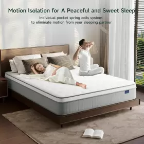789152083050 VESGANTTI Twin Mattress Hybrid Box Pressure #2
