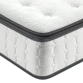 789152083241 VESGANTTI Twin Mattress Hybrid Box Single Bed