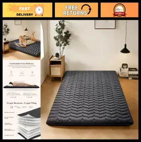 24942 VIBE BEAR Futon Mattress Twin High Density Foam Sleep