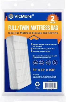 VM-6031 VICMORE Pack Twin Mattress Bags Moving