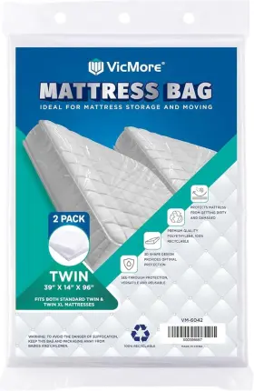 VM-6042 VICMORE Twin Mattress Protector Pack