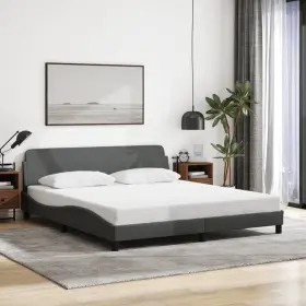 3207674 VIDAXL Bed Frame Dover Fabric