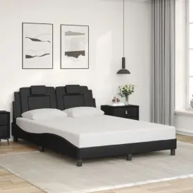 3214194 VIDAXL Bed Frame Led Light Base Mattress Bedroom #3