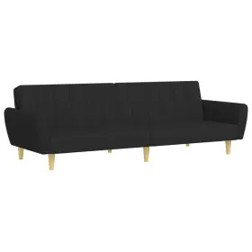 3216248 VIDAXL Sofa Bed Footstool Accent Sleeper Couch Fabric #3