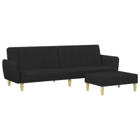 3216248 VIDAXL Sofa Bed Footstool Accent Sleeper Couch Fabric