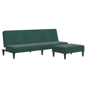 3258129 VIDAXL Sofa Bed Footstool Furniture Living Velvet