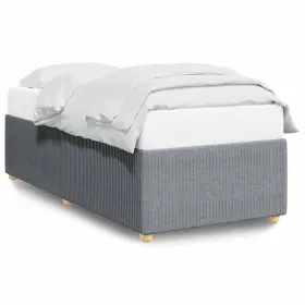 3285048 VIDAXL Bed Frame Upholstered Box Spring Base Bedroom #2