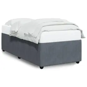 3285061 VIDAXL Bed Frame Upholstered Box Spring Base Bedroom #2
