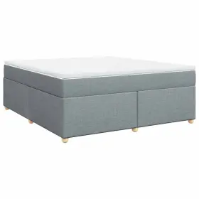 3285416 VIDAXL Box Spring Bed Mattress Panel Light King