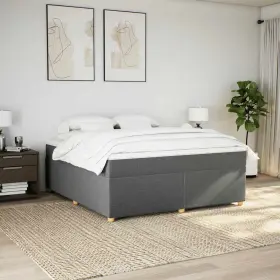 3285419 VIDAXL Box Spring Bed Mattress Upholstered King #2