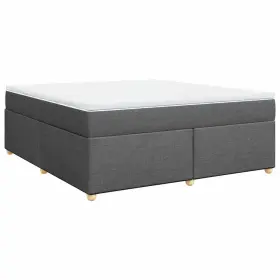 3285419 VIDAXL Box Spring Bed Mattress Upholstered King