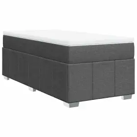 3285506 VIDAXL Box Spring Bed Mattress Upholstered Twin