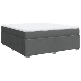 3285514 VIDAXL Box Spring Bed Mattress Panel King Fabric