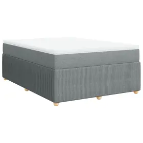 3285674 VIDAXL Box Spring Bed Mattress Platform Bedroom Light