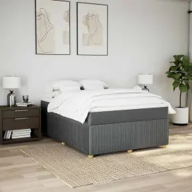 3285675 VIDAXL Box Spring Bed Mattress Platform Bedroom Queen #2