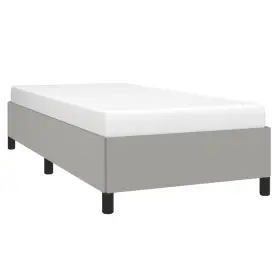 346752 VIDAXL Bed Frame Upholstered Platform Wooden Slats