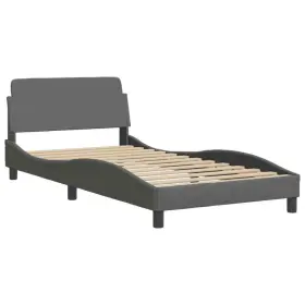 373266 VIDAXL Bed Frame Headboard Platform Twin Fabric