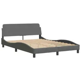 373280 VIDAXL Bed Frame Headboard Platform Fabric