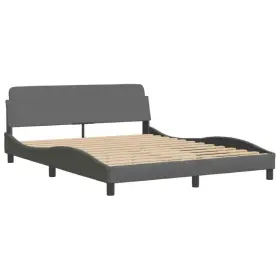 373289 VIDAXL Bed Frame Headboard Platform Queen Fabric