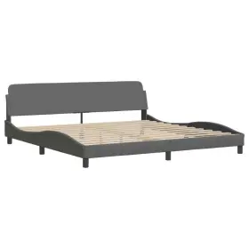 373298 VIDAXL Bed Frame Headboard Base Furniture King Fabric