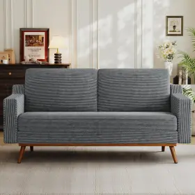 199581053113 VIPBEAR Loveseat Sofa Corduroy