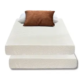 301655772060 VISCOLOGIC Set Econo Twin Mattresses Box Firm