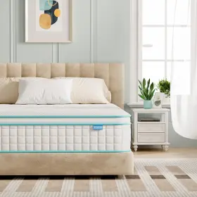 NVMA-12T VIZIM Twin Mattress Wave Memory Foam Pocket Spring