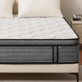 445015469474 VKT King Mattress Hybrid Individual Pocket Box