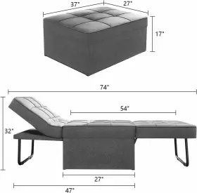 645312107292 VONANDA Sofa Bed Convertible Chair Function #2