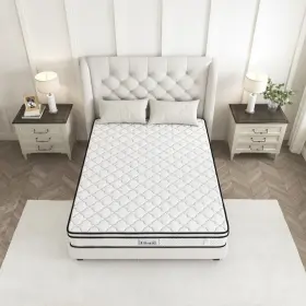 XCH-9001-TWIN WESTSKY Firm Gel Memory Foam Pillow Top Hybrid