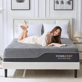 840418643075 WEUP Twin Memory Foam Firm Mattress Cooling Gel