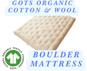 642782333497 WHITE LOTUS Gots Wool Boulder Dreamton Mattress