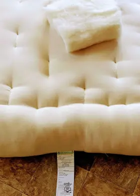 642782333558 WHITE LOTUS Gots Wool Boulder Dreamton Mattress #3
