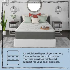 810010176387 WOLF MATTRESS Hybrid Euro Top Convoluted Foam #2