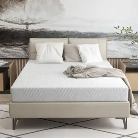 TN-EBLUE-8FL WONDER COMFORT Mattress Bed Box Memory Foam Top