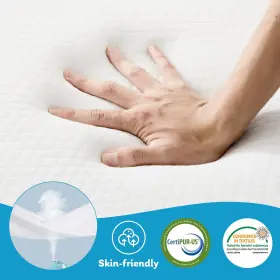 774049406917 WOOD-IT Folding Mattress Fold Memory Foam Topper #3