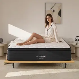 711181049466 WUYOTRE Mattress Hybrid Box Cooling Memory Foam