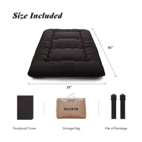 714084447025 XICIKIN Floor Mattress Futon Roll Up #3