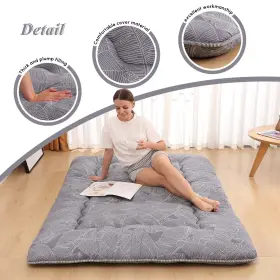 754422137157 XICIKIN Floor Mattress Futon Roll Up Tatami Mat #2